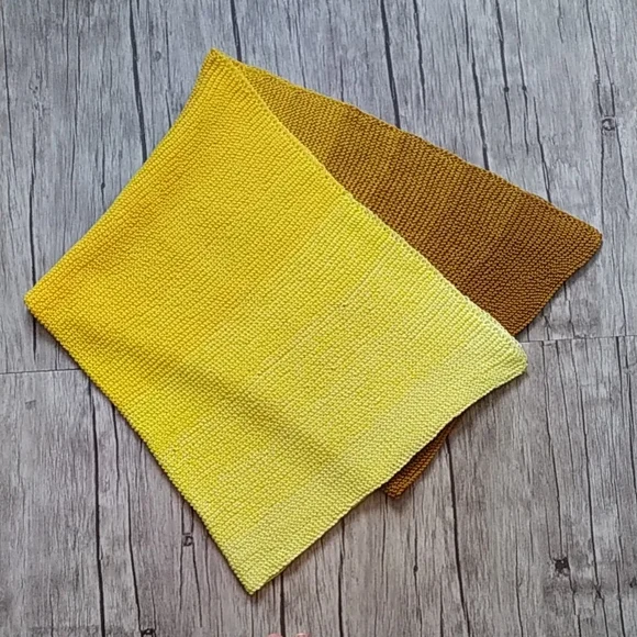 Knitted Ombre Baby or Lap Blanket - Picture 8 of 9